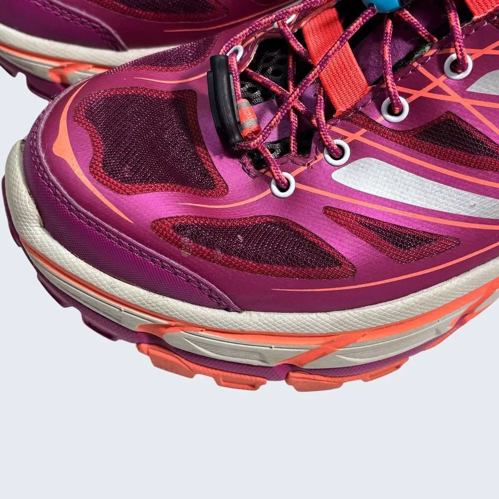 Hoka One One Mafate Speed Trail Running Sneaker Womens US 7 Purple Pink
